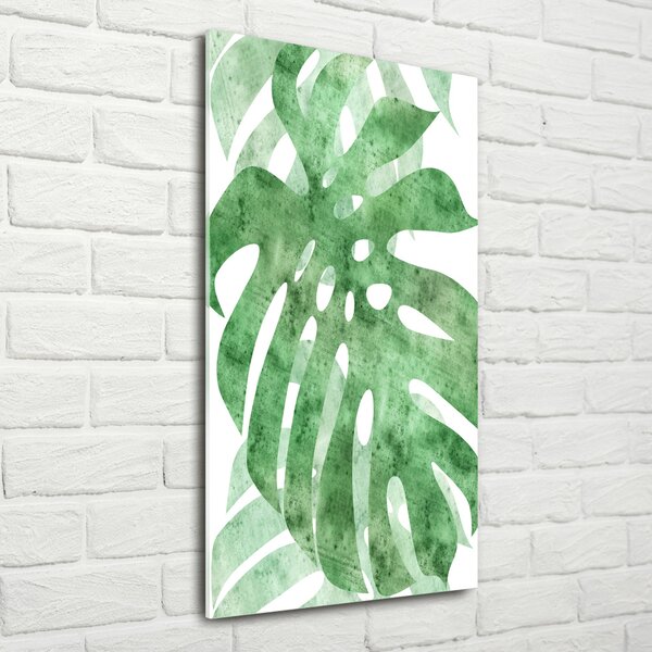 Tablou din Sticlă Monstera