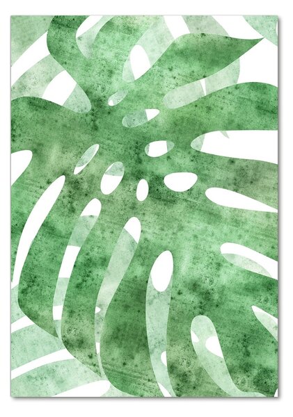 Tablou din Sticlă Monstera