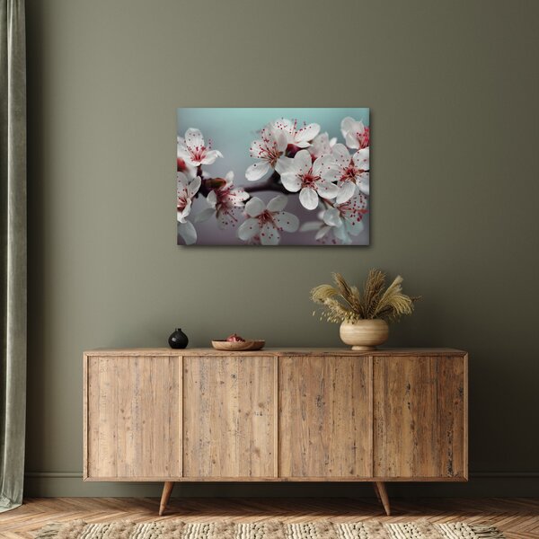 Tablou cu floare - roșie (70x50 cm)