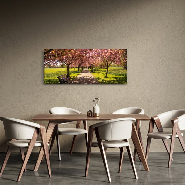 Tablou - livada cu cireși (120x50 cm)