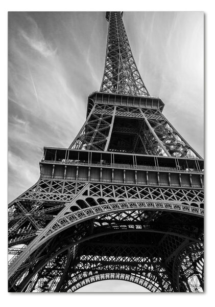Tablou pe pe sticlă Turnul Eiffel din Paris
