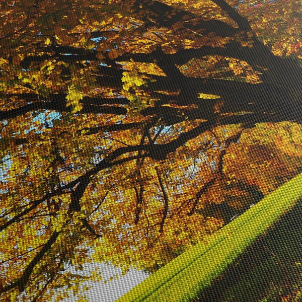 Tablou cu copac toamna (120x50 cm)