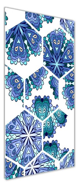 Tablou pe pe sticlă elemente Mandala
