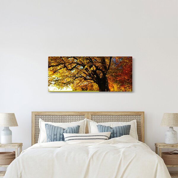 Tablou cu copac toamna (120x50 cm)