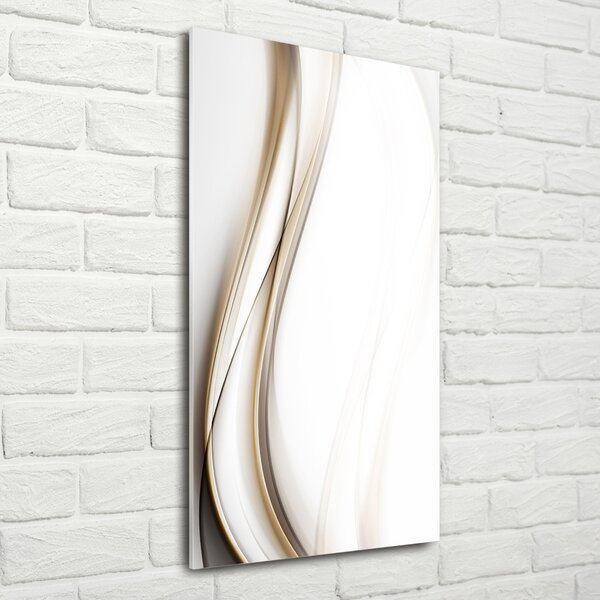 Tablou Printat Pe Sticlă val abstract