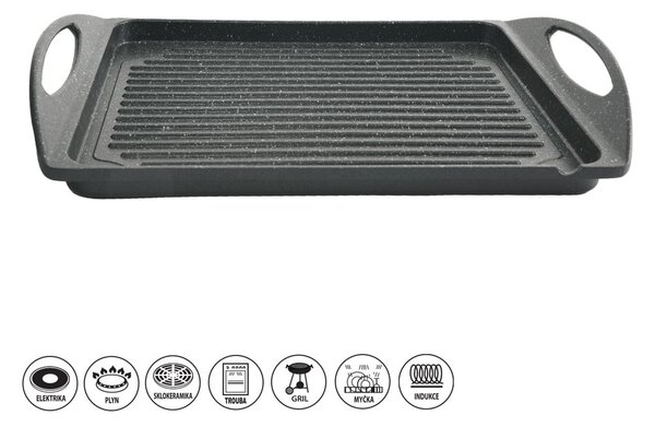 Placă de grătar din aluminiu 27x42 cm GRANDE – Orion