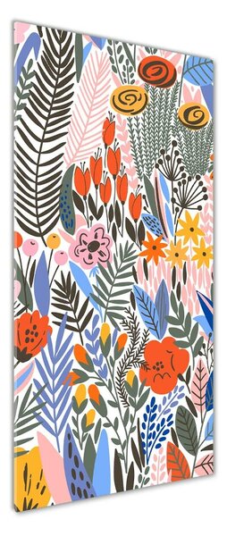 Tablou sticlă flori tropicale