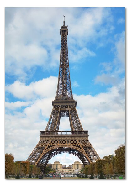 Fotografie imprimată pe sticlă Turnul Eiffel din Paris