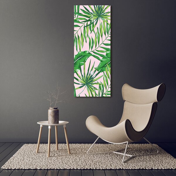 Tablou pe pânză frunze tropicale