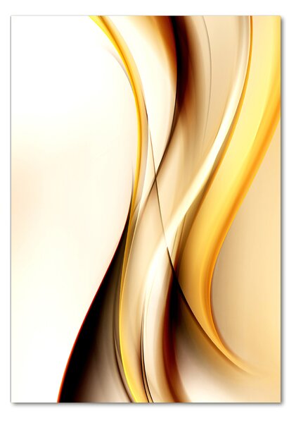 Tablou din Sticlă val abstract