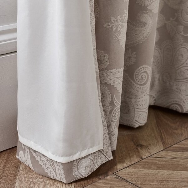 Draperii bej 2 buc. din jacquard 168x229 cm Opulent Jacquard – Catherine Lansfield