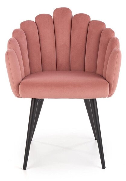 Scaun Houston 976, Roze, Negru, 85x65x62cm, 11 kg