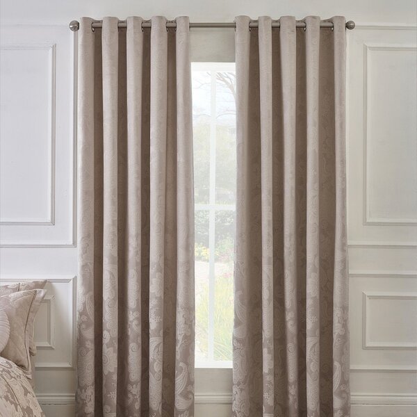 Draperii bej 2 buc. din jacquard 168x229 cm Opulent Jacquard – Catherine Lansfield