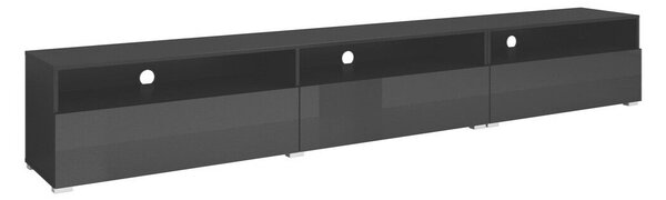 Comodă TV Austin 248Negru mat, Negru lucios, 27x4x4cm