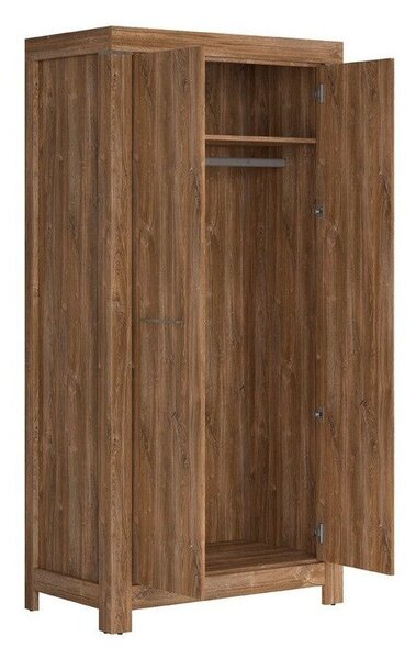 Dulap Etrlire 119Stejar Stirling, 201x98x56cm, Uși dulap: Cu balamale