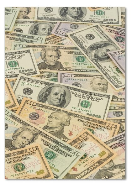 Tablou din Sticlă bancnote dolar