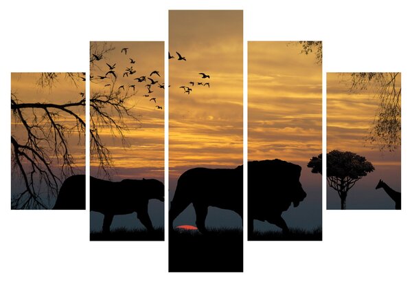 Tablou cu Safari (150x105 cm)