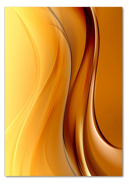 Tablou pe pe sticlă val abstract