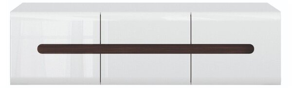 Comodă TV Serveso 107Alb lucios, Alb, 15x4x5cm