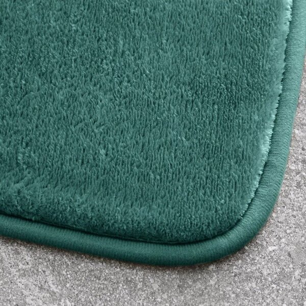 Covorașe de baie verzi pentru WC 2 buc. din spumă cu memorie 50x80 cm Anti-Bacterial – Catherine Lansfield