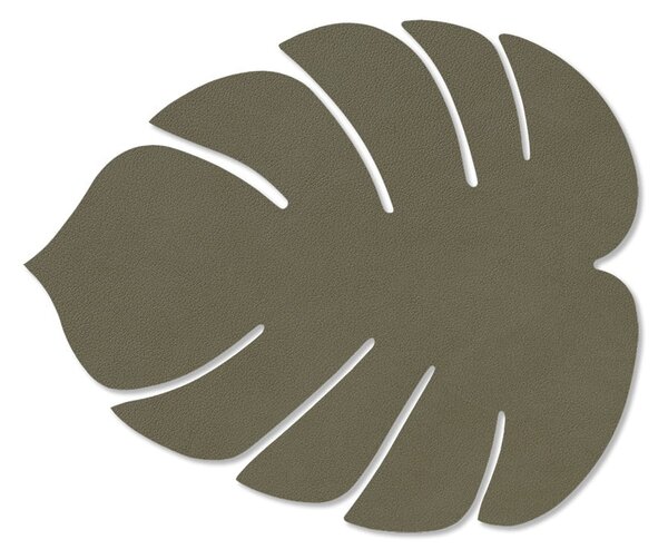 Suport pentru farfurii din piele ecologică 22x26 cm Monstera Leaf Nupo – LIND DNA