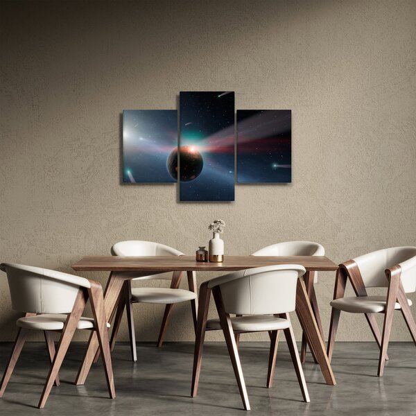 Tablou cu planetă mică (90x60 cm)