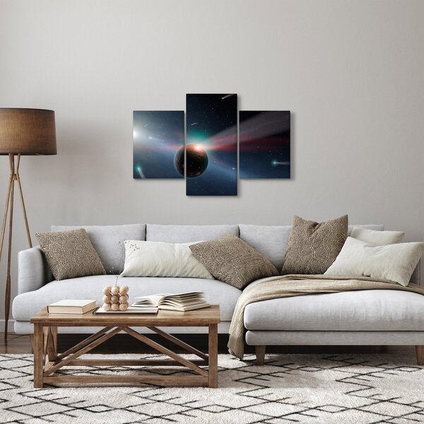 Tablou cu planetă mică (90x60 cm)