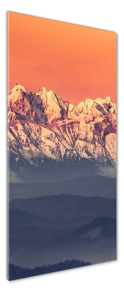 Fotografie imprimată pe sticlă Panorama Tatry