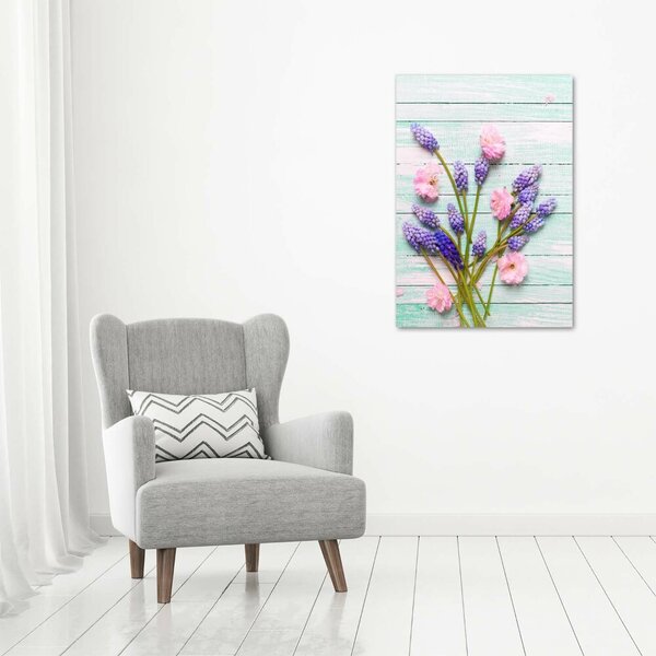 Tablou Printat Pe Sticlă Muscari