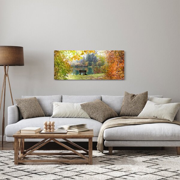 Tablou cu pescărie (120x50 cm)