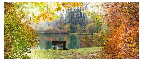 Tablou cu pescărie (120x50 cm)