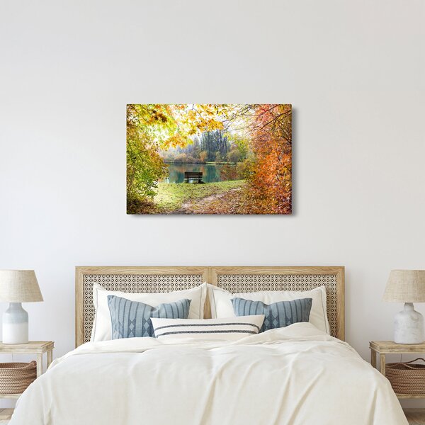 Tablou cu pescărie (90x60 cm)