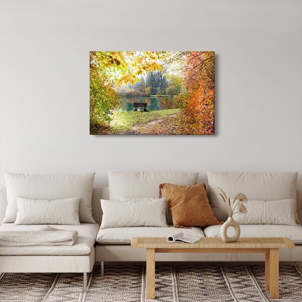 Tablou cu pescărie (90x60 cm)