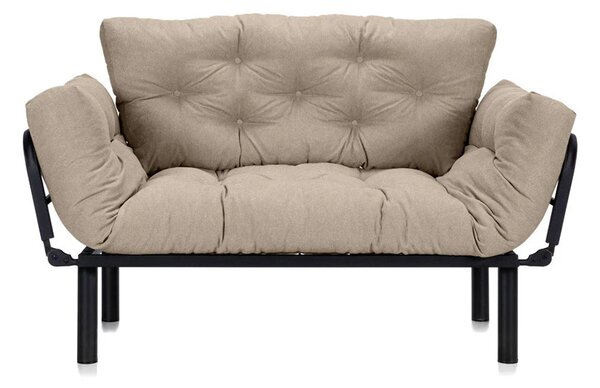 Canapea Extensibilă 2 locuri SUNNY, pentru terasă, 155x70x85 cm, Bej-Enjoy