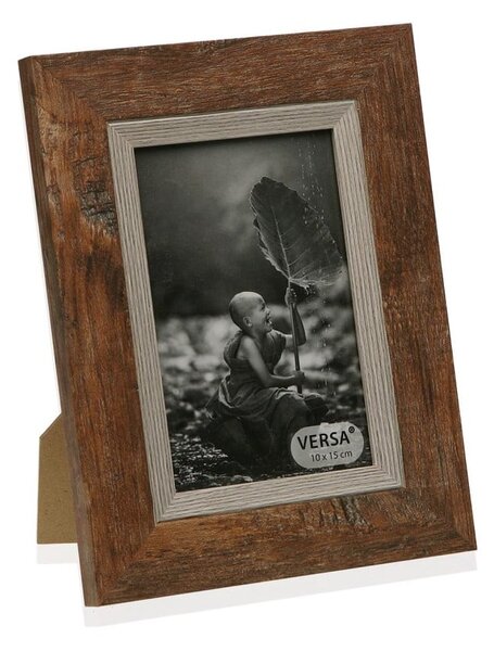 Ramă foto din lemn pentru fotografie Versa Madera Marron, 17 x 22 cm