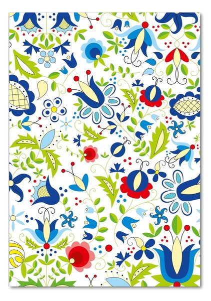 Tablou Printat Pe Sticlă model etnic