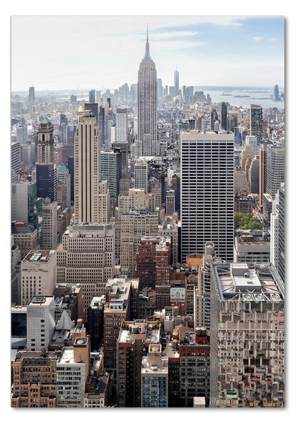 Fotografie imprimată pe sticlă New York
