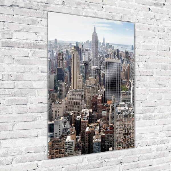 Fotografie imprimată pe sticlă New York