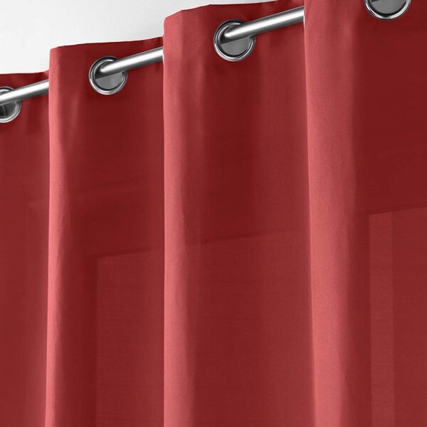 Draperie roșie din microfibră 140x260 cm Absolu – douceur d'intérieur