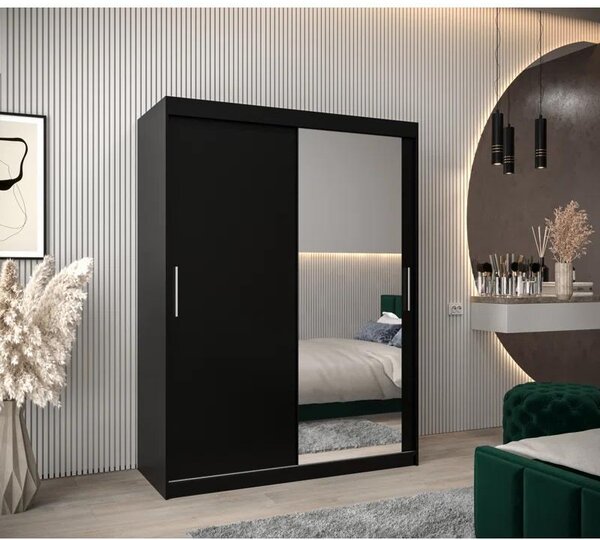 Dressing Ana, 140x60x200cm, cu oglinda, Wenge, Pal 18 mm