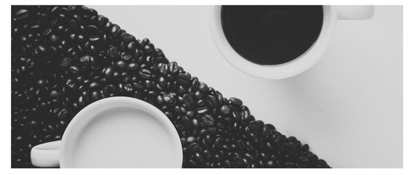 Tablou cu cafea (120x50 cm)