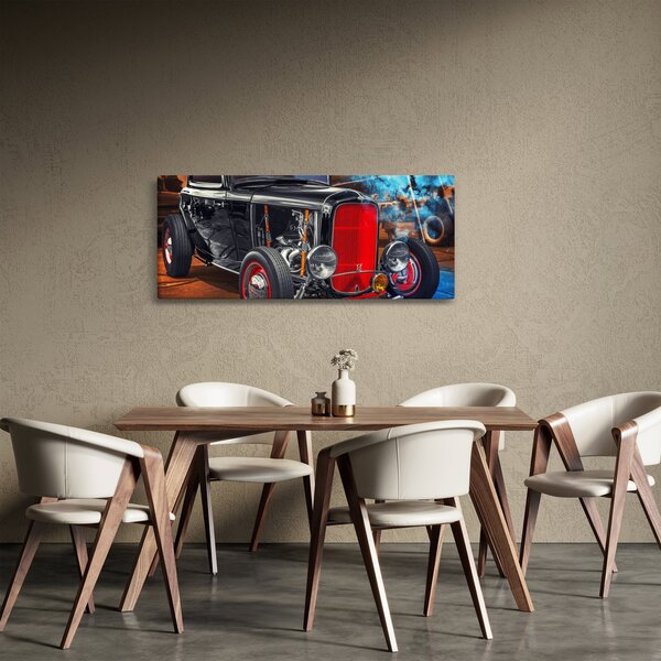 Tablou cu mașina veteran (120x50 cm)