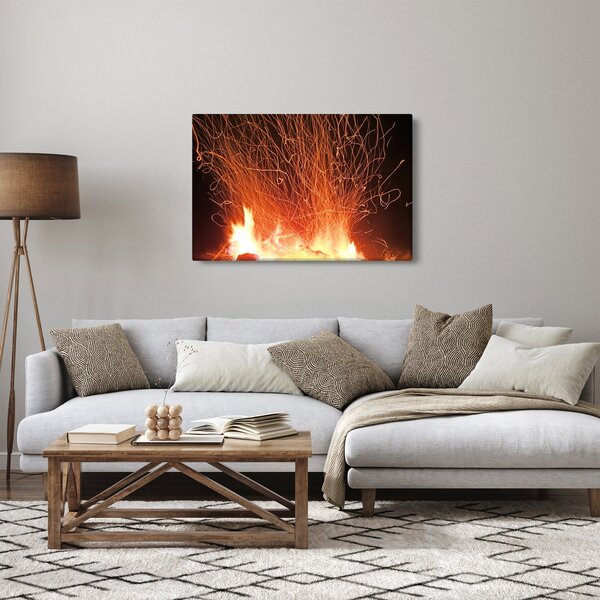 Tablou cu focul (90x60 cm)
