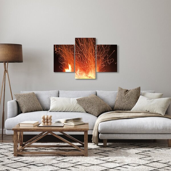 Tablou cu focul (90x60 cm)