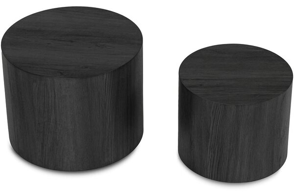 Set 2 mese de cafea Liloo (negru). Promo -18%. 1129183