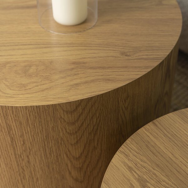 Set 2 mese de cafea Liloo (stejar). 1129184