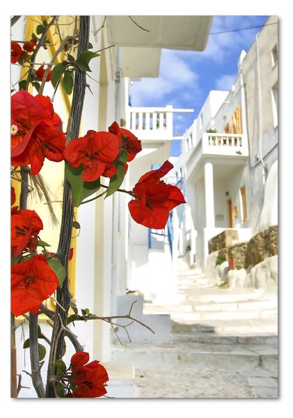 Tablou din Sticlă Mykonos Grecia