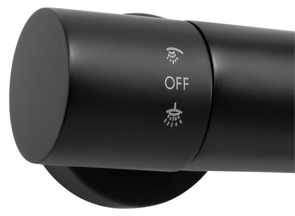Coloana de dus cu termostat REA VINCENT Black