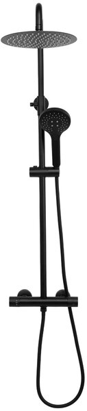 Coloana de dus cu termostat REA VINCENT Black