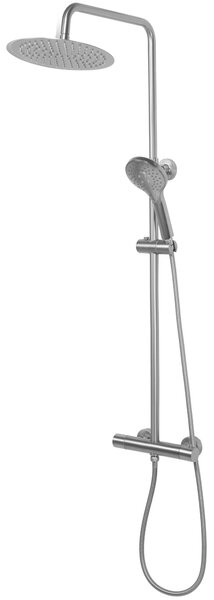Coloana de dus cu termostat REA VINCENT NICKEL BRUSH INOX